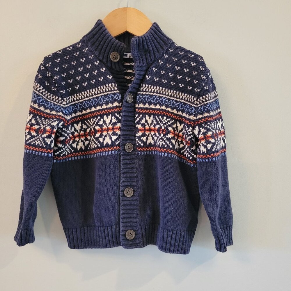 Janie & Jack Kids Nordic-Style Cardigan Size 3